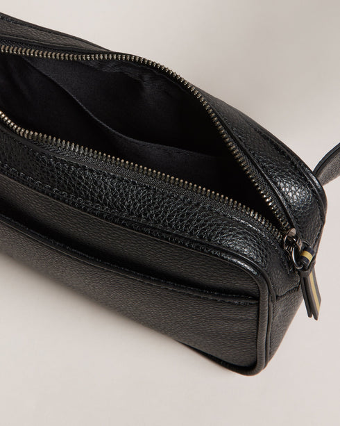 FABE-Bags-Introducing FABE, the faux leather belt bag that combines style and convenience in one sleek package. This hands-free hero keeps your essentials by your side whether you're exploring a new city or dancing the days away through festival season. Belt bag Faux leather Adjustable webbing strap Zip fastening Side release buckle Dimensions: 5cm x 12.5cm x 22.5cm- Ted Baker Romania
